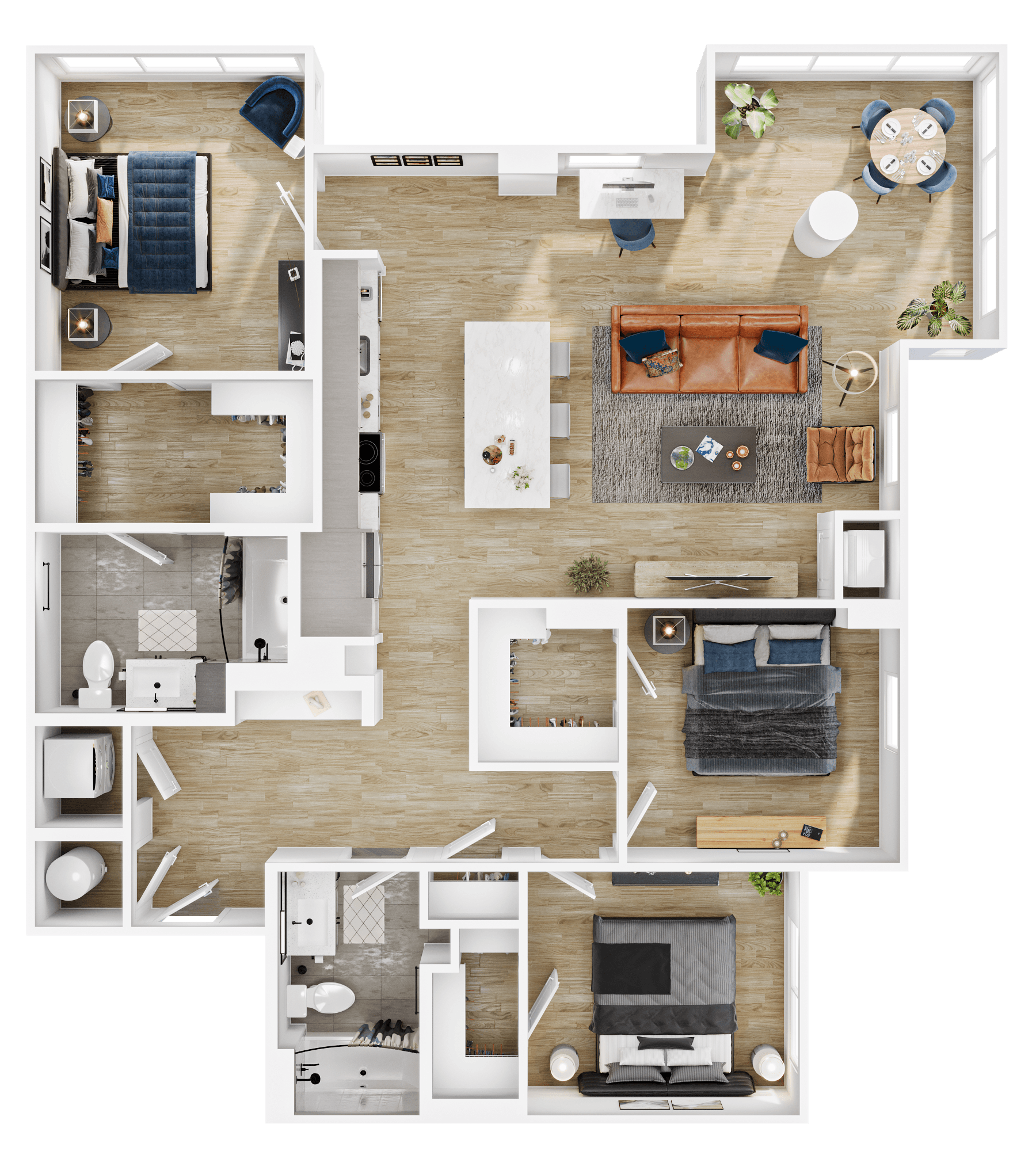 Floor plan layout diagram for C4